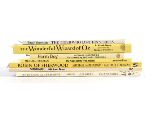 Childrens Illustrated Books: Seven hardback and paperback books, mostly first editions, five of which are Signed - PAUL (Anth