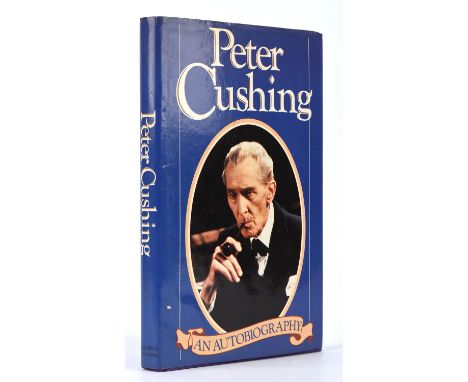 CUSHING (Peter). An Autobiography, Authors Presentation copy to Alan Frank  first edition hardback book, Inscribed by the aut