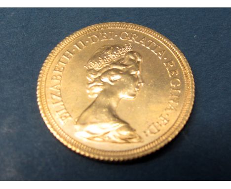 Queen Elizabeth II Gold Sovereign, 1979 'Machin Portrait', accompanied by Westminster C.O.A., (8.0g).
