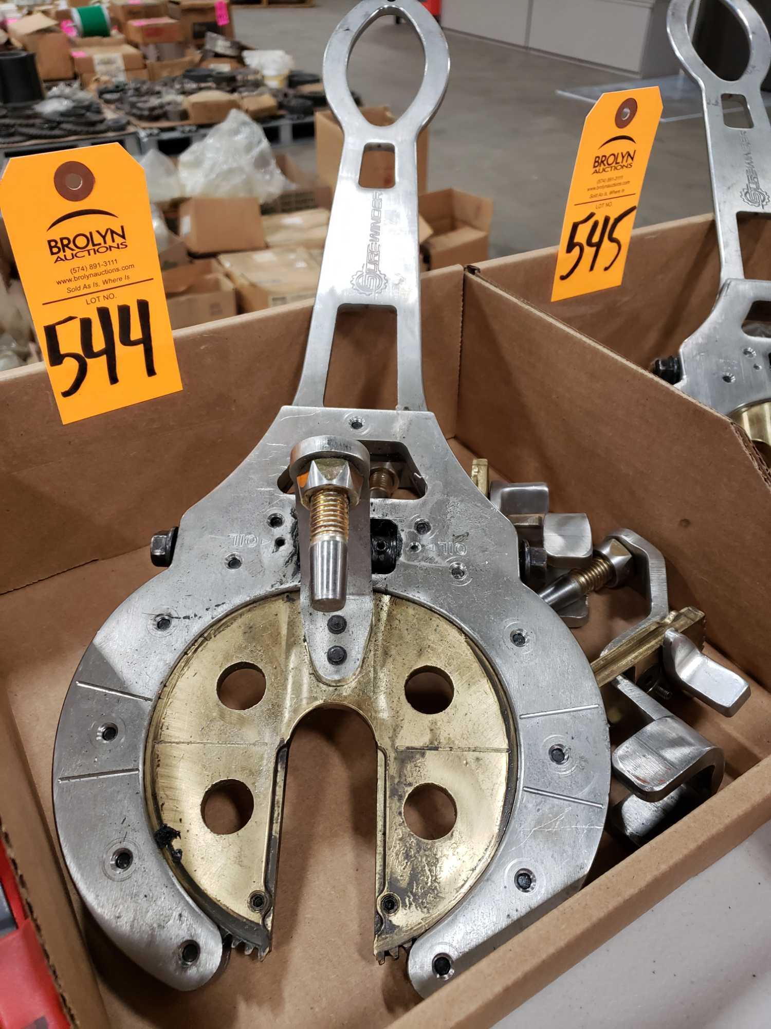 Surewinder garage door torsion spring winding tool system. Consignor