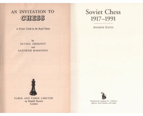 Chernev, Irving und K. Harkness. An Invitation to Chess. A Picture Guide to the Royal Game. London, Faber and Faber, 1947. 8°