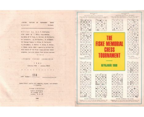 London 1946. Cordingley, E(dgar) G(eorge) R. (Hrsg.) London chess congress 1946 (January 14th - January 26th). With notes by 