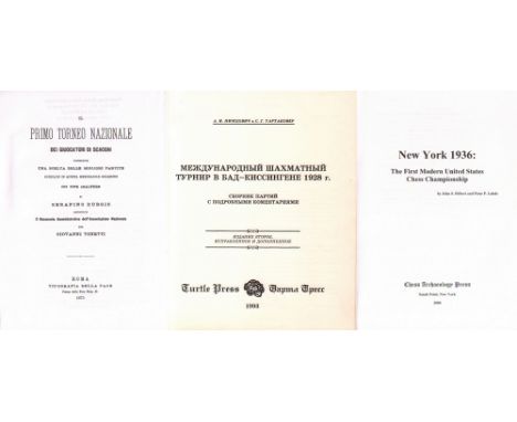 Rom 1875. Dubois, S. Il primo torneo nazionale dei giuocatori di scacchi contenente una scelta delle migliori partite … Nachd