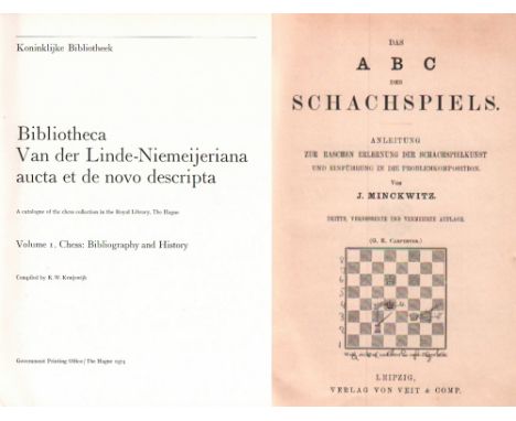 Linde - Niemeijer. Kruijswijk, K. W. Bibliotheca Van der Linde - Niemeijeriana aucta et de novo descripta. A catalogue of the