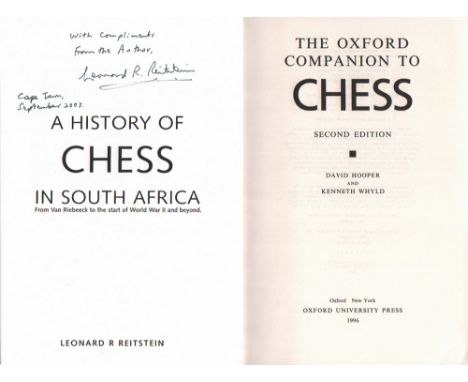Reitstein, Leonard R. A history of chess in South Africa. From Van Riebeeck to the start of World War II and beyond. Kenilwor
