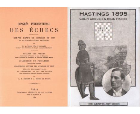 Paris 1867. Féry d'Esclands, (C. J.) Alphonse (Ch.) Congrès international des échecs. Compte rendu du congrès de 1867 et des 