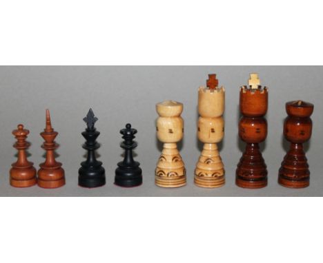 MEDIEVAL CHESS SET 9 King Arthur Handmade Plain Ebony & 