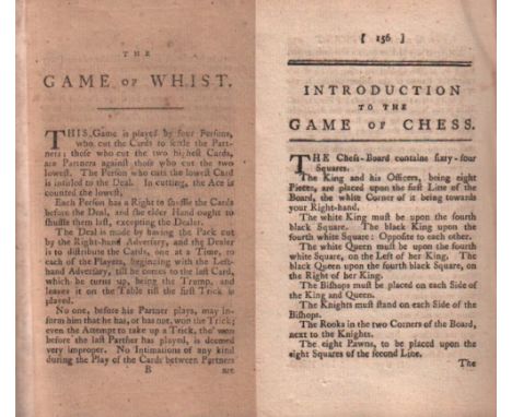 [Hoyle, Edmond.] Hoyle's Games improved. Being practical treatises on the following fashionable games, Whist, Quadrille, Piqu