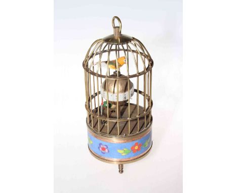 Oriental bird cage clock, modern