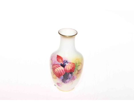 Small Royal Worcester vase by Davis, 12cm