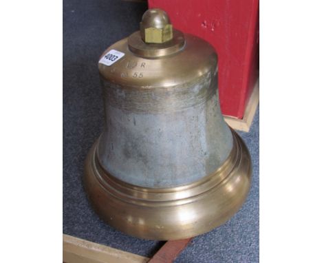 A mid 20th Century bell bearing broad arrow and E.R. markings 
