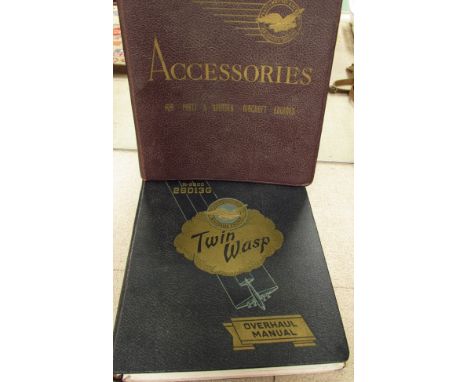 Two manuals including Pratt & Whitney R-200 Twin Wasp Aero Engine Overhaul Manual, this engine was installed in the Douglas C
