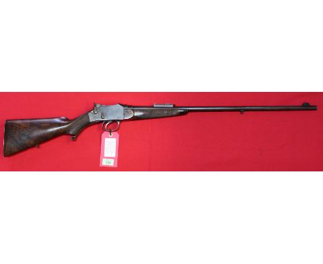 A .303 cal Martini action sporting rifle by C.G.Bonehill, maker Belmont Firearms Works Birmingham, rear sight with one standi