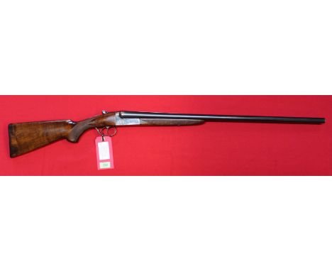 A side-by-side B/L/N/E shotgun by A.Y.A. with 12 bore Magnum 29" barrels, Serial No.556403, this item can only be purchased b
