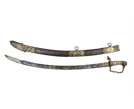 A RARE GEORGE III IRISH VOLUNTEERS PRESENTATION SABRE TO COLONEL CHARLES VEREKER, THE 'HERO OF COLLOONEY' awarded by the Grat