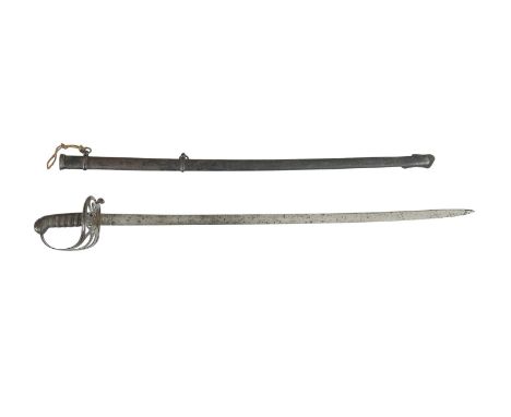 WORN AT QUEEN VICTORIA'S FUNERAL, ROYAL IRISH CONSTABULAY. A R.I.C. Dress Sword and Scabbard, by Sexton of Dawson St., Dublin