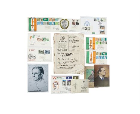 FIRST DAY COVERS AND THE DUBLIN BRIGADE REVIEWA miscellaneous collection inlcuding a disbound Dublin Brigade Review, 1916-196