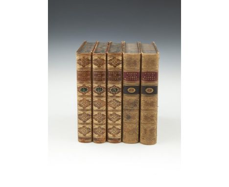 GEORGE TOMLINE, MEMOIRS OF THE LIFE OF THE RIGHT HONORABLE WILLIAM PITT. L. 1821. 2nd ed., 8vo. 3 vols. Finely Bound. Bookpla