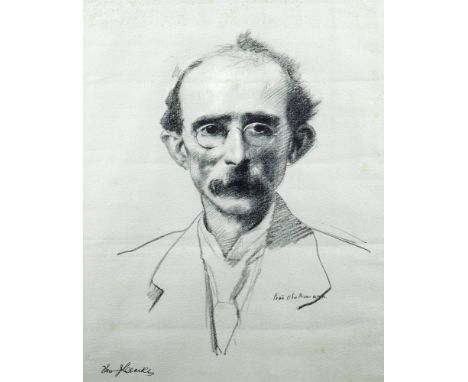 AFTER SEAN O’SULLIVAN (1906-1964)Tom Clarke Lithographic print, 42 x 32cmWith printed signatures of both artist and sitter