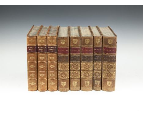 MACAULAY, THOMAS BABINGTON (1800-59). [Fine binding] The History of England, from the Accession of James the Second. By Lord 