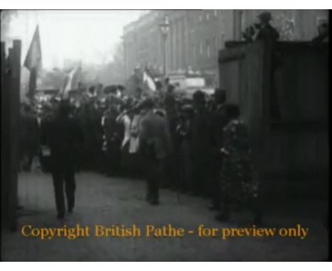 THE KATHLEEN NAPOLI MCKENNA NEWSREEL OF THE TREATY DELEGATION 1921An original 35mm newsreel film compiled by Pathé Gazette, d