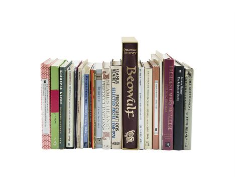HEANEY, SEAMUSAn interesting collection of Seamus Heaney books, many first editionsProvenance: The Tim Vignoles Collection