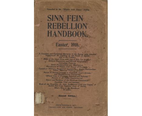 LISSADELL HOUSE COPIES OF THE SINN FÉIN REBELLION HANDBOOK, compiled by the Weekly Irish Times, Dublin, first and second edit