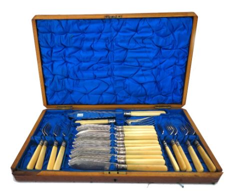 A George III style electroplate on copper tea caddy, and other items of electroplate to include; a tea caddy, an engraved sal