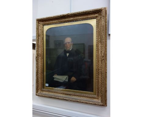 English School, 19th Century, Portrait of a man, oil on canvas, 61cm x 49cm.