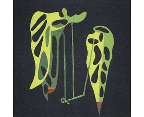 Jonas Wood (American 1977-), 'Clipping Scarf', 2017, silk twill scarf, bearing the Artists printed signature and numbered fro