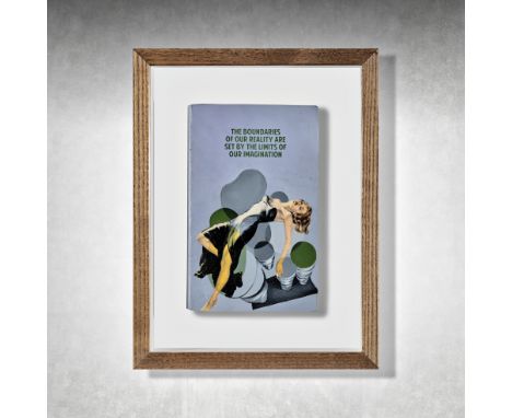 Connor Brothers (British Duo), 'The Boundaries Of Our Reality', 2020, hand-painted vintage paperback with silkscreen, signed 