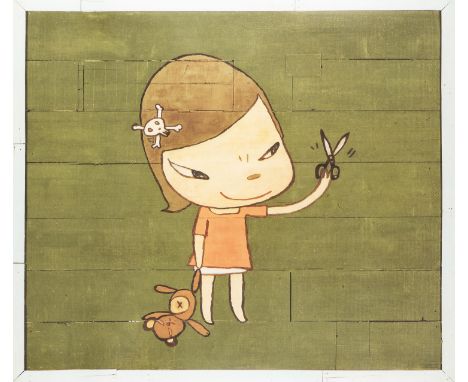 Yoshitomo Nara (Japanese 1959-), 'Real One', 2020, offset lithograph in colours on wove paper, from an un-numbered edition of