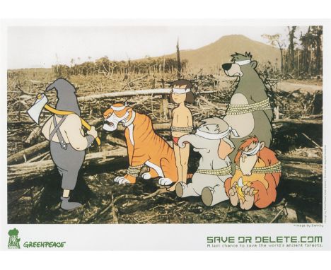 Banksy (British 1974-), ‘Save Or Delete’, 2002, offset lithograph in colours on recycled paper; sheet: 42 x 59.5cm ARR