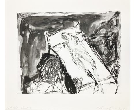 Tracey Emin (British 1963-), 'I Was Left Sleeping', 2017, lithograph on 300gsm Somerset paper, signed, titled, dated, and num