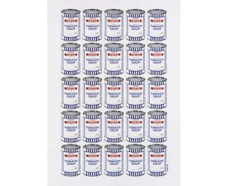 Banksy (British 1974-), 'Soup Cans Poster', 2010, offset lithograph in colours on paper; sheet; 84 x 59cm ARR