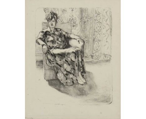 John Copley (1875-1950),Fiammetta (1922)lithograph, signed and inscribed l.l. in pencil from an edition 18image 35 x 27cmCond
