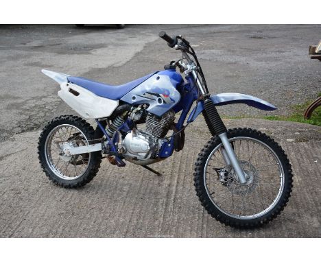A circa 2009 Jincheng 150Y, four-stroke, single-cylinder, air cooled motorcycle, (possibly a Yamaha copy), on original tyres,