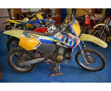 A 1998 Husqvarna 610 TC four-stroke, single-cylinder, water-cooled engined motocross motorcycle, frame no. s6GH683AAWO51554, 