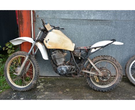 A Yamaha XT550 (5y3) motorcycle, 1981, frame no. 5Y3-006325, engine no. 5Y3-0063RS, the believed 558 cc, two-stroke, single c