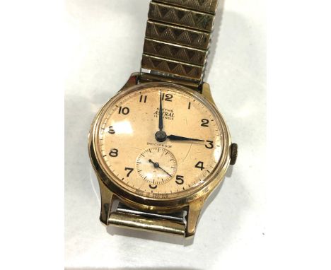Smiths Astral  gents vintage wrist watch 15 jewel manual wind in working order but no warranty given 
