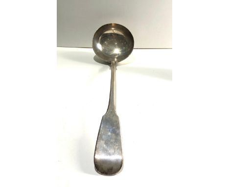 Georgian scottish silver soup ladle weight 250g 