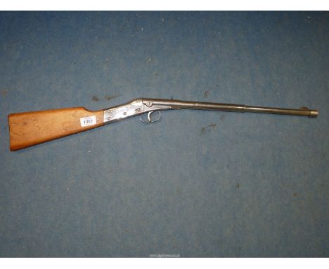 ***COLLECTION ONLY**A ''Haenel X'' Made in Germany, break action cocking Pop Gun, 31 1/4'' long overall.****ALL WEAPONS AND/O