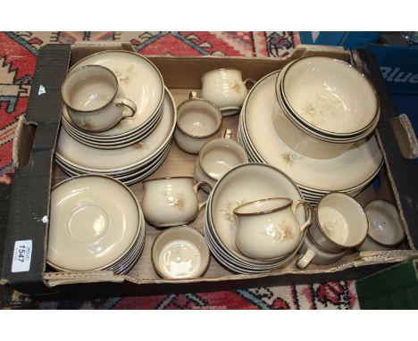 A quantity of Denby dinner and tea ware.