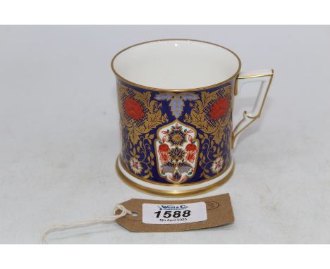 A Lynton Pottery coffee can in 'Hamilton Imari' pattern
