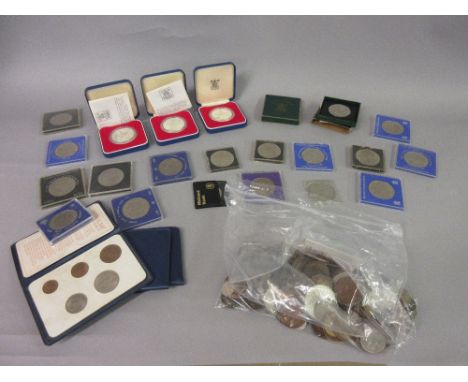 Quantity of pre and post decimal U.K. coinage including some silver proof