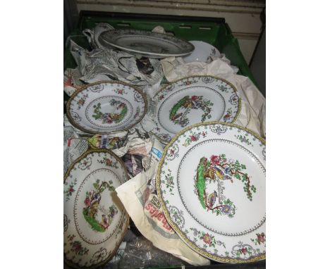 Copeland Spode Chelsea pattern part dinner and tea service   CONDITION REPORT  This is very much a part set. Mostly in good c