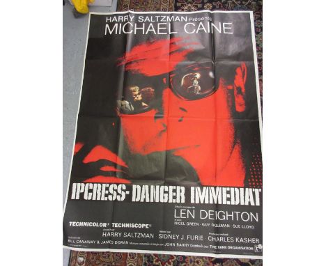 French ' Ipcress File ' film advertising poster