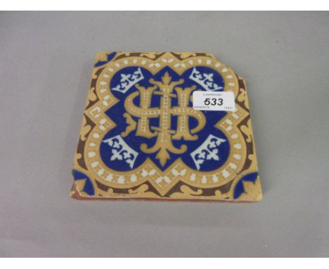 Minton & Co. terracotta tile (at fault)