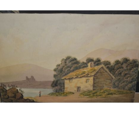 Coloured print, huntsman and hounds after Cecil Aldin, together with other various unframed prints and paintings
