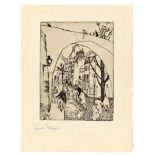 Lyonel Feininger. „Die grüne Brücke“. 1910/11